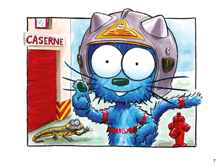 Le chat-peur Pompier — page intérieure 2